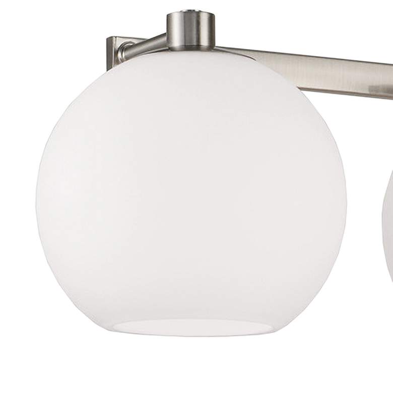 Image 3 Capital Ansley 31"W Brushed Nickel 4-Light Vanity Bath Light more views