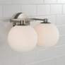 3_Capital Ansley 8" High Brushed Nickel 2-Light Wall Sconce more views