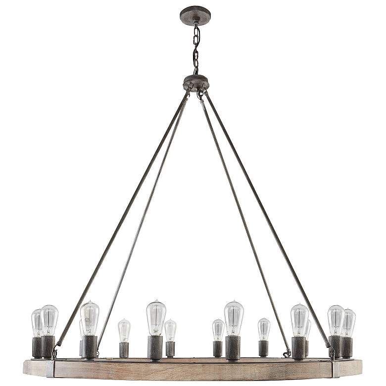 Image 2 Capital Austin 48" Wide Urban Wash 16-Light Chandelier