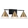 2_Capital Avant 26"W Aged Brass and Black 3-Light Bath Light