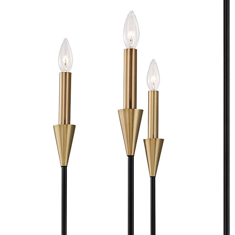 Image 3 Capital Avant 29" Wide Aged Brass 6-Light Chandelier more views