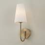 1_Capital Averitt 17 1/4" High Aged Brass Wall Sconce