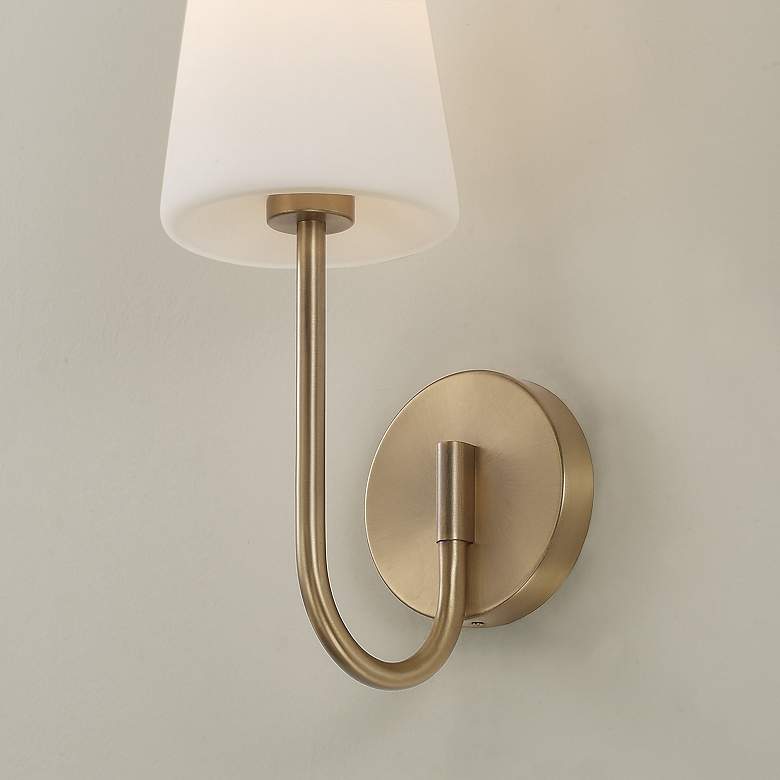Image 4 Capital Averitt 17 1/4" High Aged Brass Wall Sconce more views