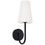 2_Capital Averitt 17 1/4" High Matte Black Wall Sconce