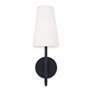 4_Capital Averitt 17 1/4" High Matte Black Wall Sconce more views