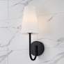 6_Capital Averitt 17 1/4" High Matte Black Wall Sconce more views