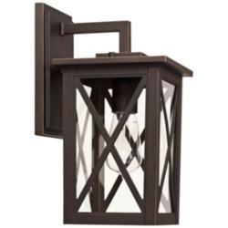 Capital Avondale 13 1/2&quot;H Oiled Bronze Outdoor Wall Light