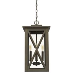 Capital Avondale 21 1/4&quot;H Oiled Bronze Outdoor Hanging Light