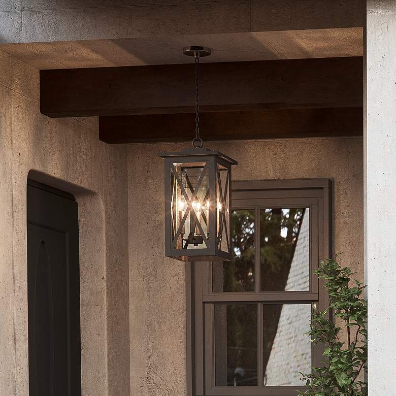 Image 2 Capital Avondale 21 1/4"H Oiled Bronze Outdoor Hanging Light more views