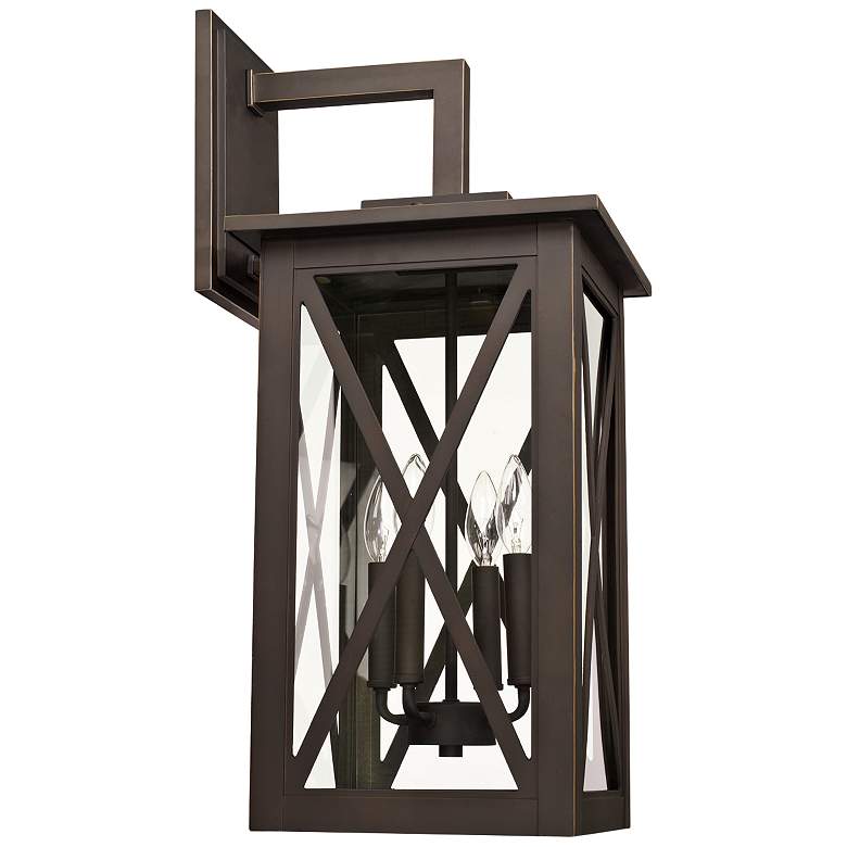 Image 1 Capital Avondale 25" High Oiled Bronze Outdoor Wall Light