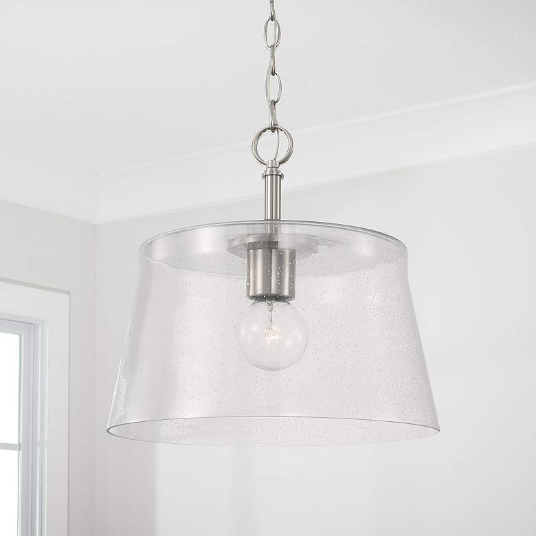 Image 2 Capital Baker 14 1/4" Wide Brushed Nickel Ceiling Light more views