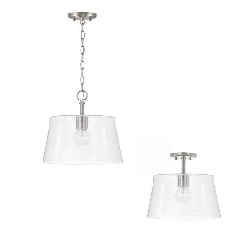 Image 4 Capital Baker 14 1/4" Wide Brushed Nickel Ceiling Light more views
