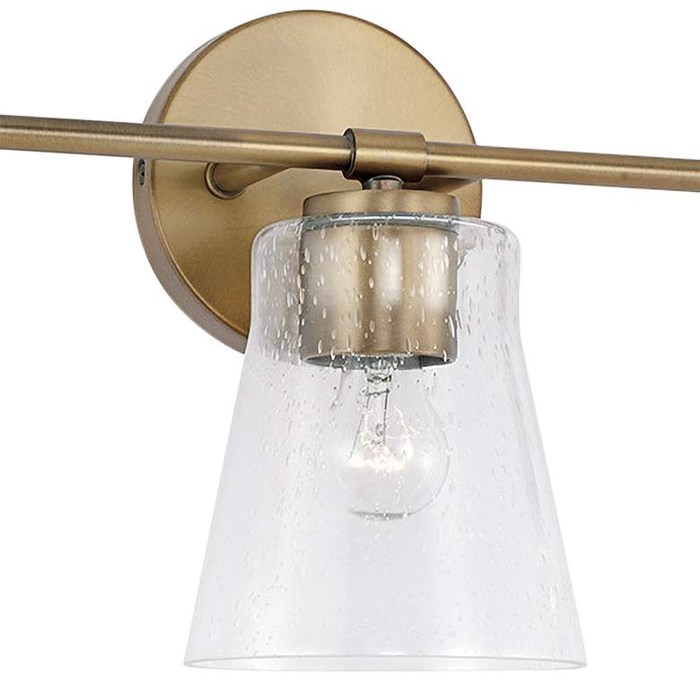 Image 3 Capital Baker 23" Wide Aged Brass 3-Light Vanity Bath Light more views