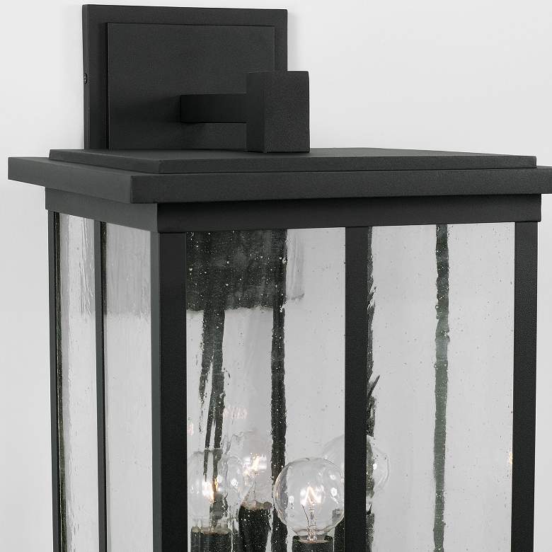 Image 4 Capital Barret 21 1/2" High Black 4-Light Outdoor Wall Light more views