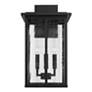5_Capital Barret 21 1/2" High Black 4-Light Outdoor Wall Light more views