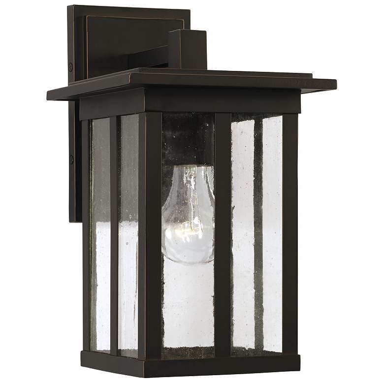 Image 1 Capital Barrett 12 1/4" High Oiled Bronze Outdoor Wall Light