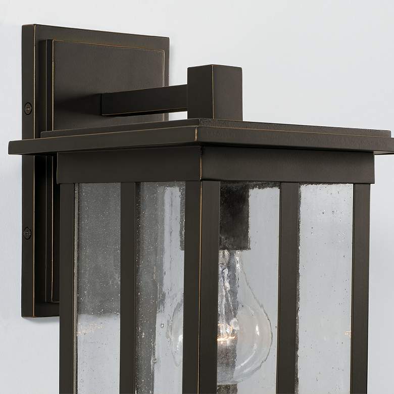 Image 3 Capital Barrett 12 1/4" High Oiled Bronze Outdoor Wall Light more views