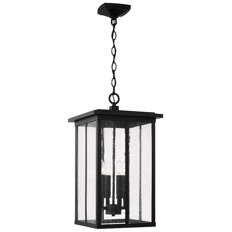 Image 2 Capital Barrett 21" High Black Outdoor Hanging Light