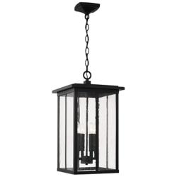 Capital Barrett 21" High Black Outdoor Hanging Light
