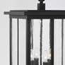 3_Capital Barrett 21" High Black Outdoor Hanging Light more views