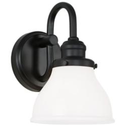 Capital Baxter 10" High Matte Black Wall Sconce