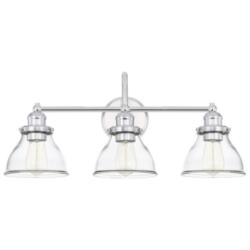 Capital Baxter 24 1/4" Wide Chrome 3-Light Vanity Bath Light