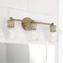 1_Capital Beau 24" Wide Aged Brass 3-Light Vanity Bath Light
