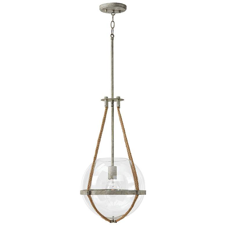 Image 4 Capital Beaufort 13 1/4"W Mystic Sand Globe Pendant Light more views