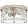 Capital Beaufort 13" Wide Mystic Sand 2-Light Ceiling Light