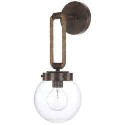 Capital Beaufort 17 3/4" High Nordic Gray Metal Wall Sconce