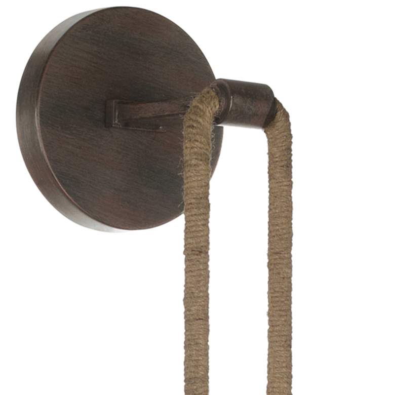 Image 4 Capital Beaufort 17 3/4" High Nordic Gray Metal Wall Sconce more views