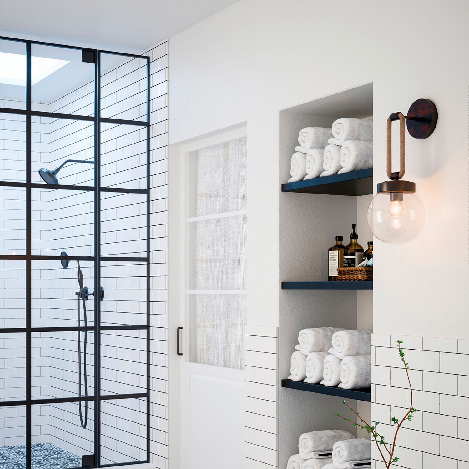 Image 6 Capital Beaufort 17 3/4" High Nordic Gray Metal Wall Sconce more views