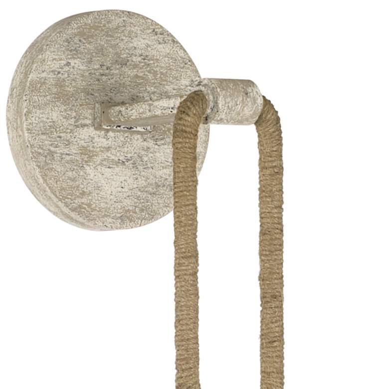 Image 3 Capital Beaufort 17 3/4"H Mystic Sand and Rope Wall Sconce more views