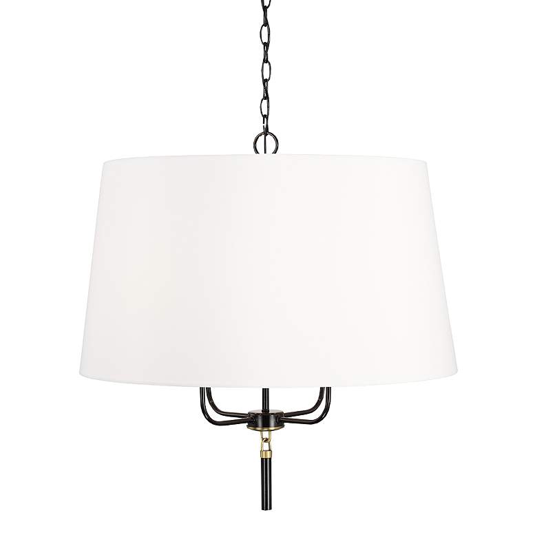 Image 2 Capital Beckham 26" Wide Glossy Black Pendant Light