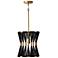 Capital Bianca 12 1/4" Wide Patinaed Brass Pendant Light