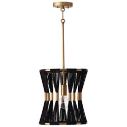 Capital Bianca 12 1/4" Wide Patinaed Brass Pendant Light