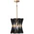 Capital Bianca 12 1/4" Wide Patinaed Brass Pendant Light