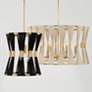 4_Capital Bianca 12 1/4" Wide Patinaed Brass Pendant Light more views