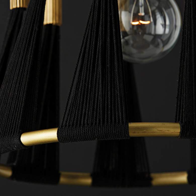 Image 5 Capital Bianca 12 1/4" Wide Patinaed Brass Pendant Light more views