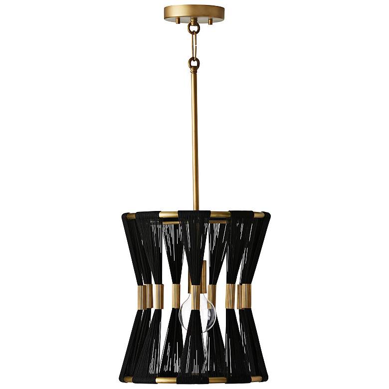 Image 6 Capital Bianca 12 1/4" Wide Patinaed Brass Pendant Light more views