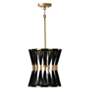 6_Capital Bianca 12 1/4" Wide Patinaed Brass Pendant Light more views