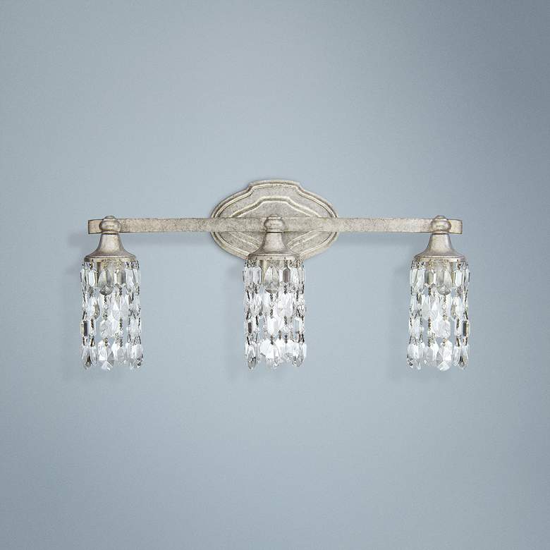 Image 1 Capital Blakely 20 1/2"W 3-Light Matte Silver Bath Light