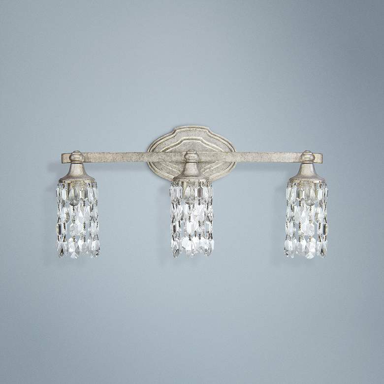 Image 1 Capital Blakely 20 1/2 inchW 3-Light Matte Silver Bath Light