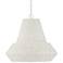 Capital Boca 24" Wide Chalk White Woven Rattan Pendant Light