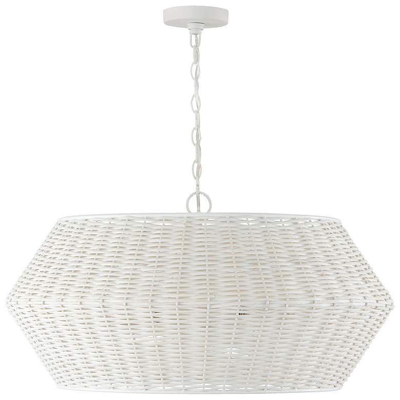 Image 2 Capital Boca 29 1/2" Wide Chalk White Pendant Light