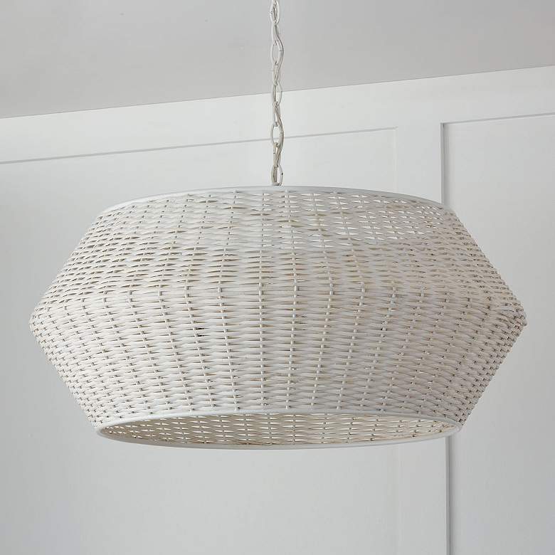 Image 1 Capital Boca 29 1/2" Wide Chalk White Pendant Light