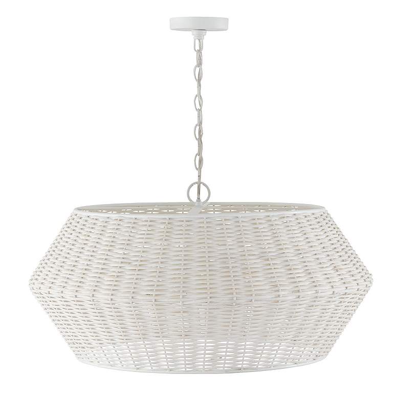 Image 4 Capital Boca 29 1/2" Wide Chalk White Pendant Light more views