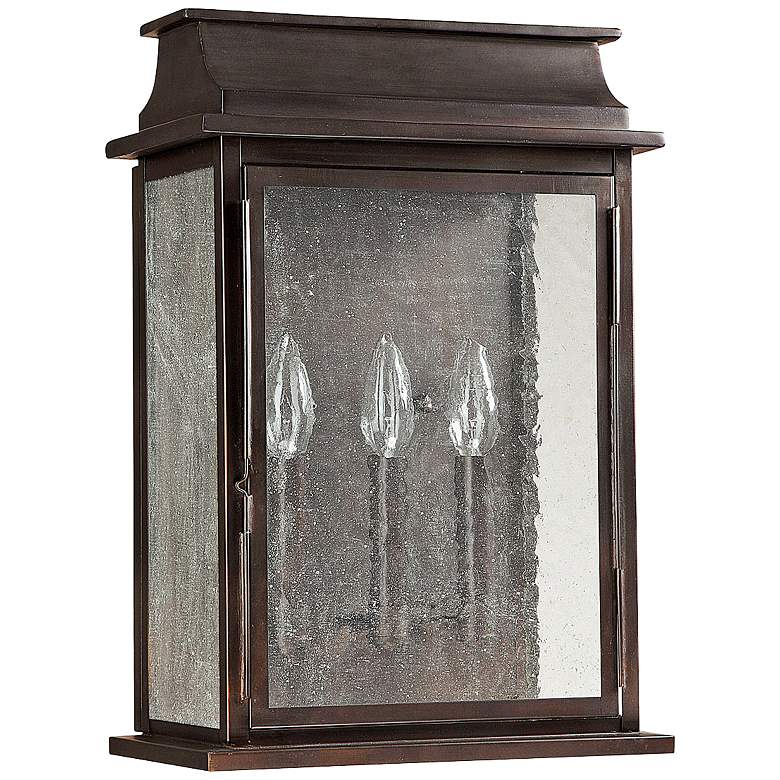 Image 1 Capital Bolton 17 1/4 inch High Old Bronze Outdoor Wall Light