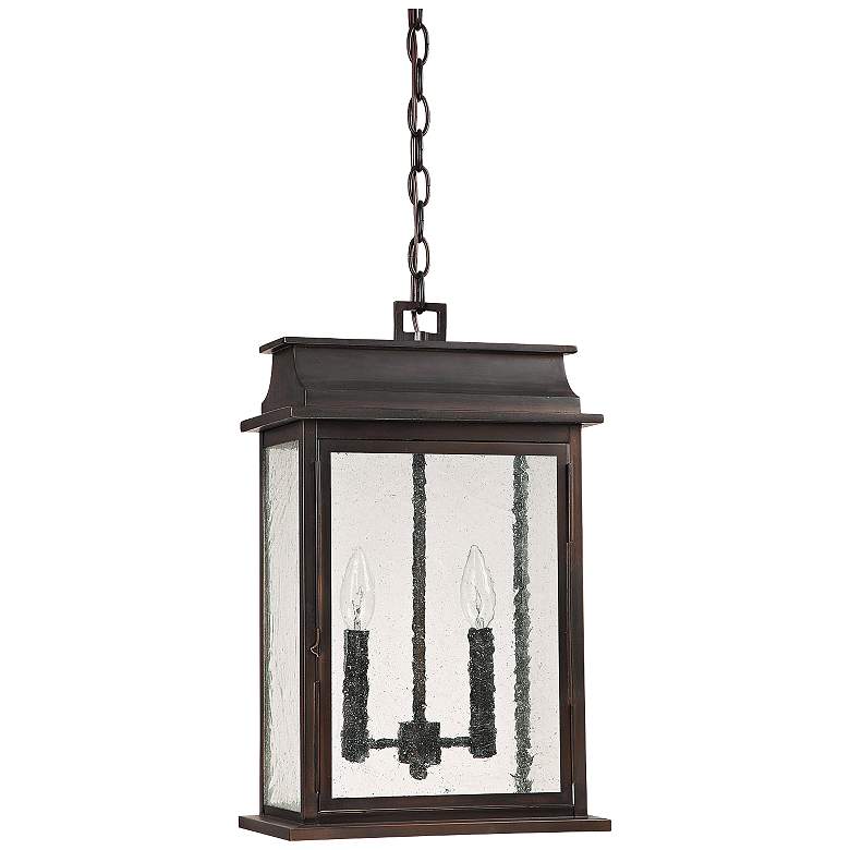 Image 1 Capital Bolton 18 3/4 inchH Old Bronze Outdoor Hanging Light