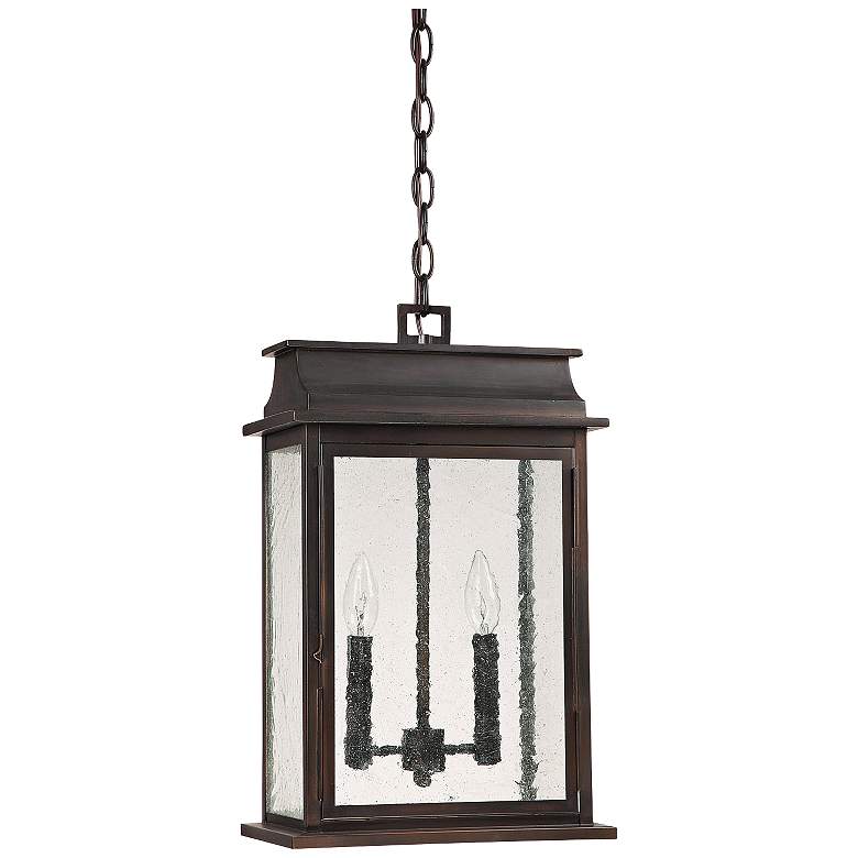 Image 1 Capital Bolton 18 3/4"H Old Bronze Outdoor Hanging Light